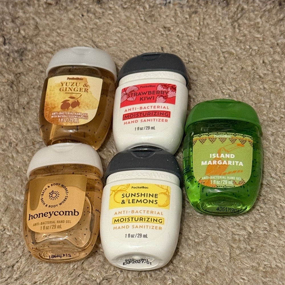 Bath & Body Works Pocketbac Hand Sanitizer Moisturizing Set of 5